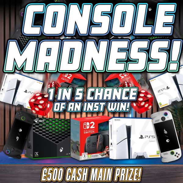 CONSOLE MADNESS – 1 IN 5 CHANCE OF A WIN #5
