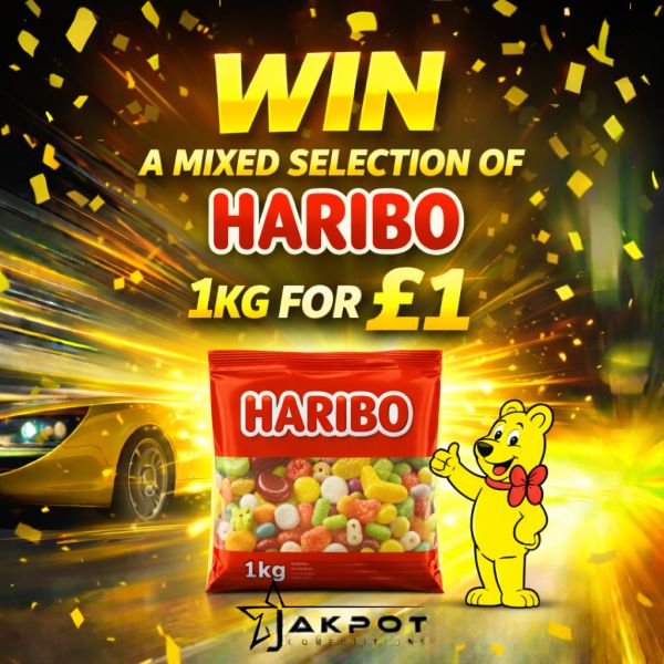WIN HARIBO DREAM 1KG WORTH - AUTO DRAW