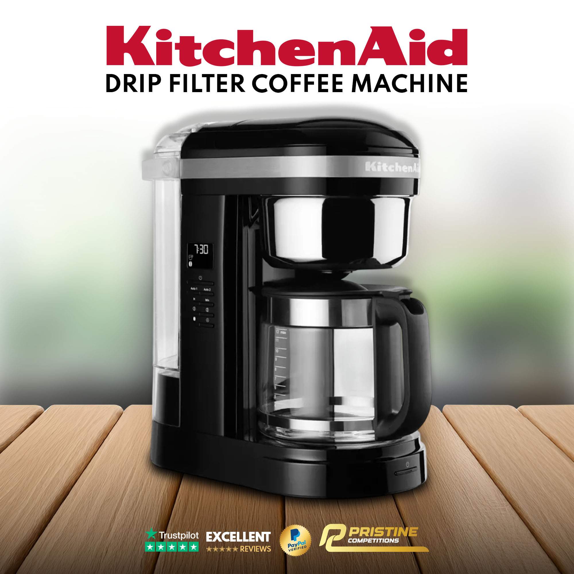 KitchenAid 5KCM1209BOB Drip Filter Coffee Machine – Black