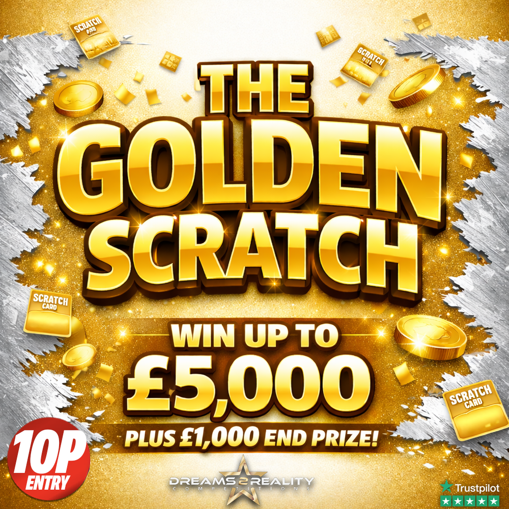 The Golden Scratch | Win up to £5,000 Instantly | Scratch Off Game