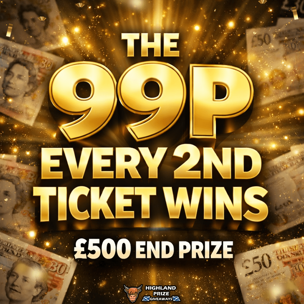 THE 99P EVERY 2ND TICKET WINS