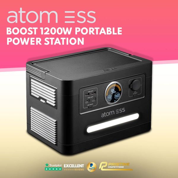 ATOM Boost 1200W Portable Power Station