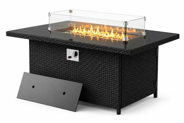 Win this Rattan Fire Pit Table