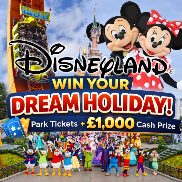 Disneyland Paris 4 Night Dream Holiday Package + Park Tickets & £1,000 Spending Money!