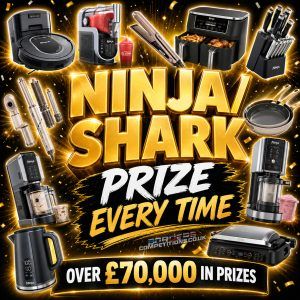 PRIZE EVERY TIME | NINJA & SHARK EDITION | £1,000 END PRIZE | £70,000+ IN PRIZES