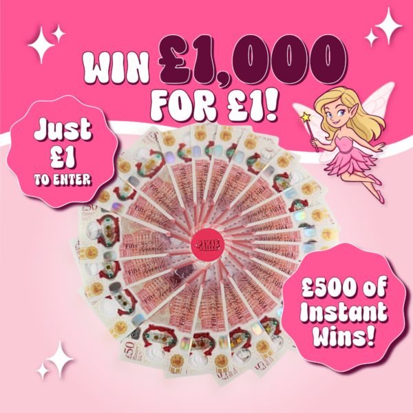Win £1,000 for just £1!
