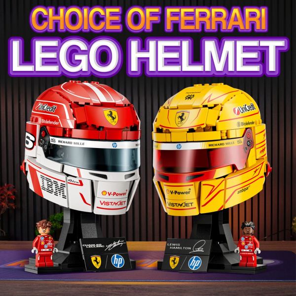 LEGO: F1 HELMET CHOICE OF!