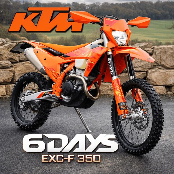 2025 KTM EXC-F 350 ROAD LEGAL 6 DAYS – INCREDIBLE BIKE! – RRP £11,499!