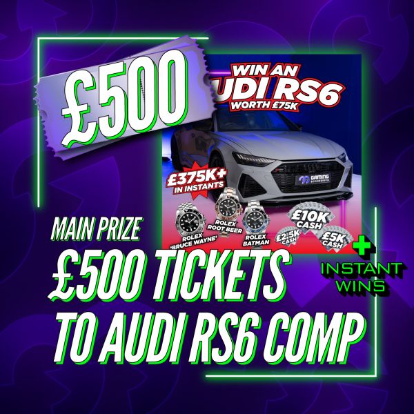 £500 Tickets To The Audi RS6 Comp + Instant Wins #3