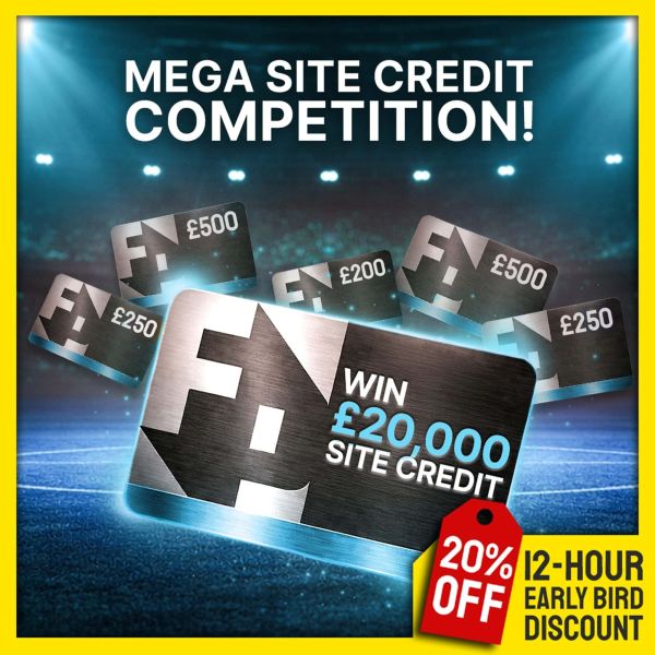 £20,000 Mega Site Credit!