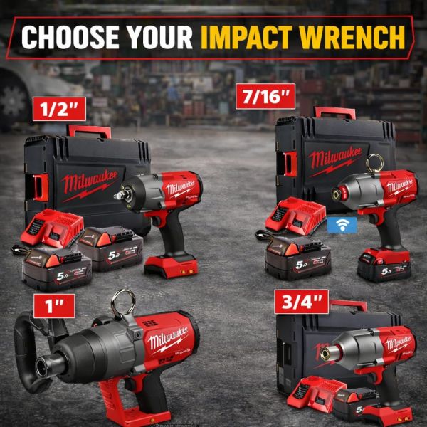 Milwaukee Impact Wrench – Choose Your Size #2