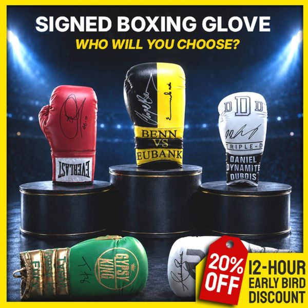 Winner's Choice! Signed Boxing Gloves!