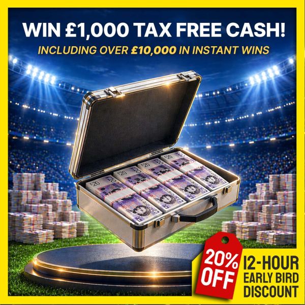 Win £1000 Tax Free Cash! (Plus £10K Instant Wins!)