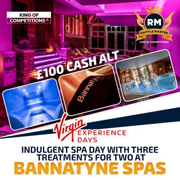 Virgin Experiences Days Spa Day With 3 Treatments For 2 People Or £100 Cash Alt Only 99p