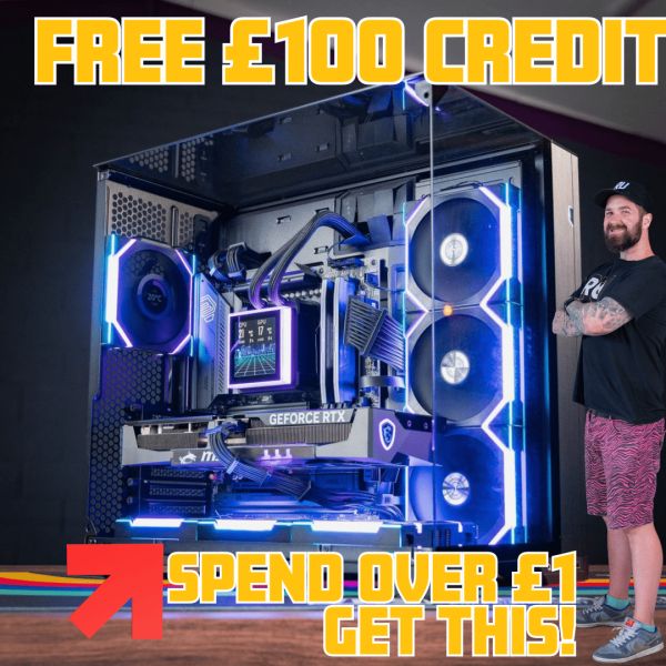 COMMUNITY FREE £100 CREDIT SPEND £1+ GET A 5070Ti LIAN LI PC!