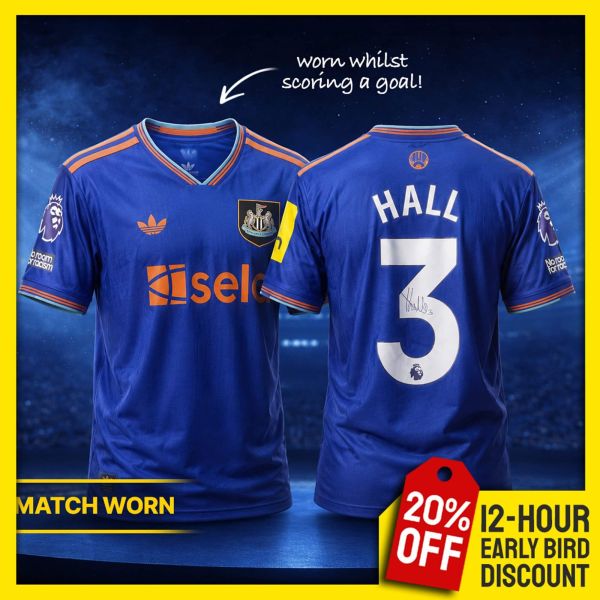Lewis Hall Signed & Match-worn Shirt!