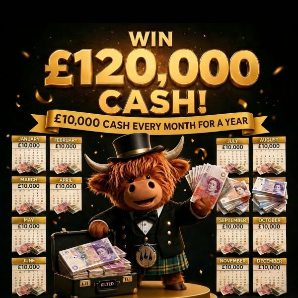 May Star Prize – Win £10,000 Cash Every Month For A YEAR!