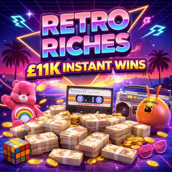 Retro Riches ✨ £11,000 Instant Wins