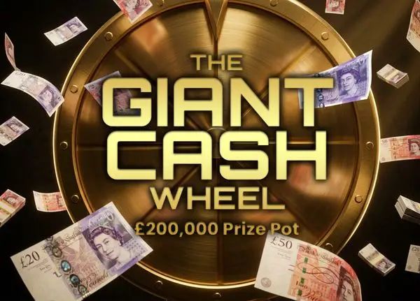 The Giant Cash Wheel - £200,000 Prize Pot