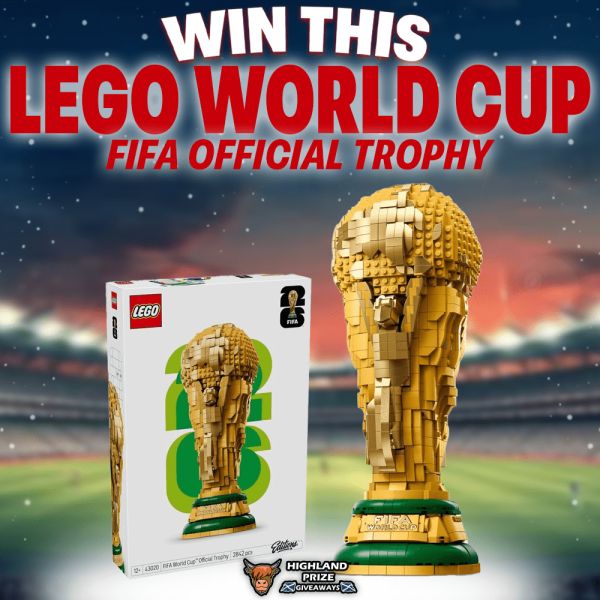 LEGO WORLD CUP FIFA OFFICIAL TROPHY SET OR £115 CASH ALTERNATIVE