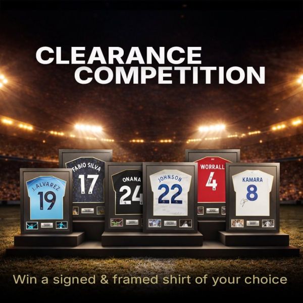 Clearance Signed & Framed Shirt Choice!