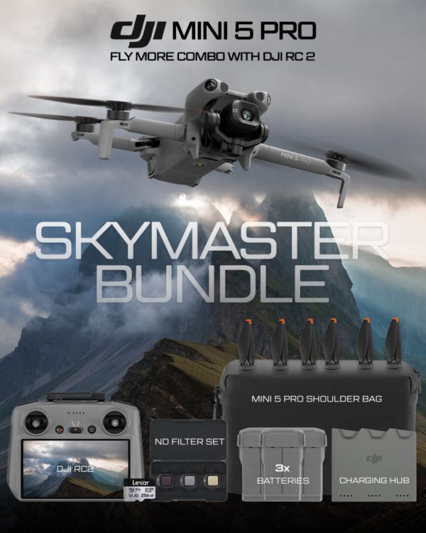 DJI Mini 5 Pro Fly More Combo Sky Master Bundle