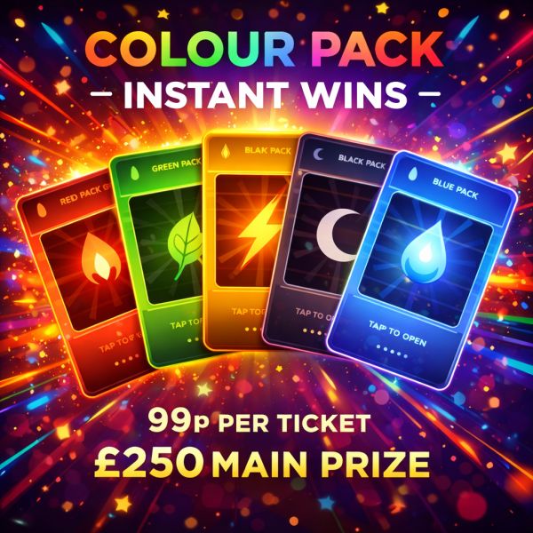 THE COLOUR PACK INSTANT WINS – £250 MAIN PRIZE