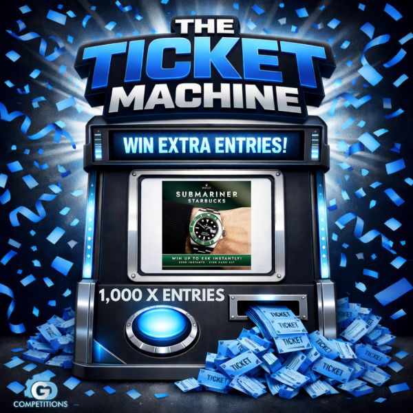 MINI DRAW – 1,000 X ENTRIES INTO ROLEX SUBMARINER STARBUCKS