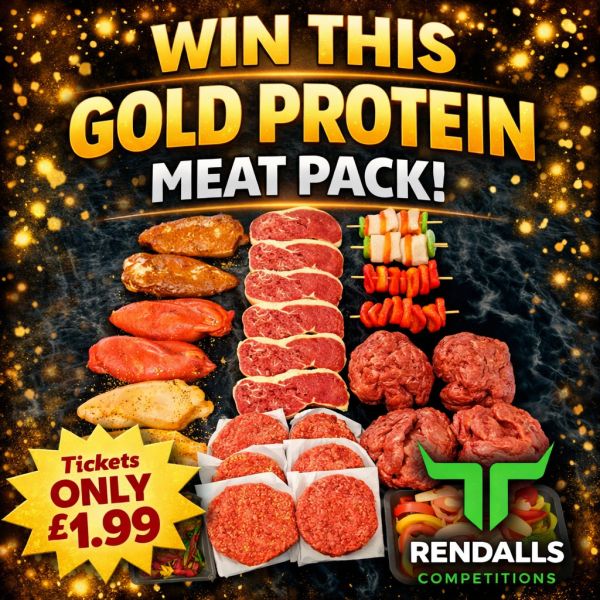 💪🔥 WIN THE GOLD PROTEIN MEAT PACK FOR JUST £1.99! 🔥💪