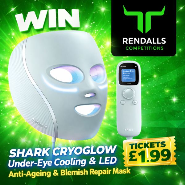 Win the Shark CryoGlow Under-Eye Cooling & LED Mask – Tickets Only £1.99!