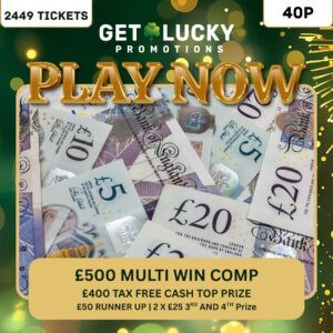 💸 £500 Multi Win Tax Free Cash Competition!