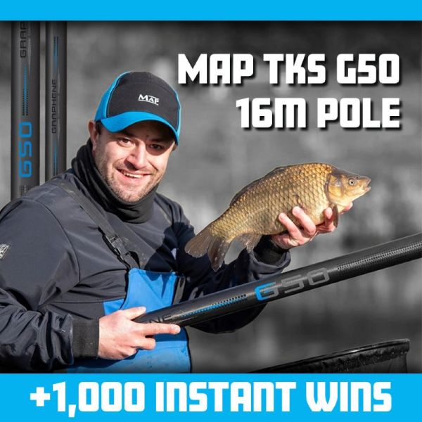 MAP TKS G50 Pole Package – 16m + 1,000 INSTANT WINS