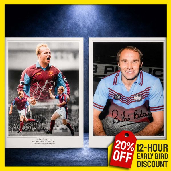 John Hartson & Pop Robson Signed Posters!