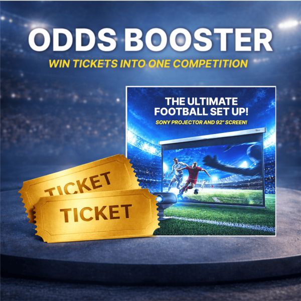 £100 Ticket Bundle into the Ultimate Football Set Up Competition!