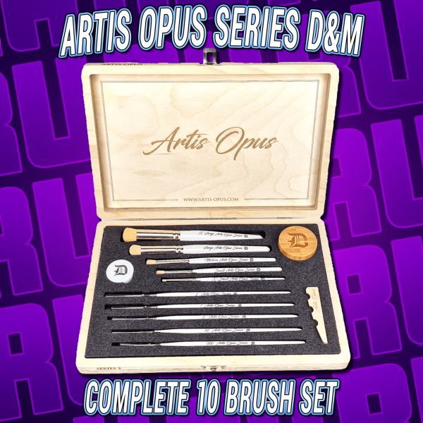 ARTIS OPUS SERIES D&M BRUSH SET!