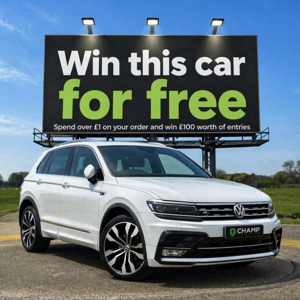 FREE TO ENTER – Win £50 Worth Of Entries Into The VW Tiguan R-Line Competition!!