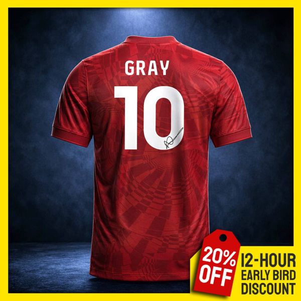 Demarai Gray Signed Birmingham Third Shirt!