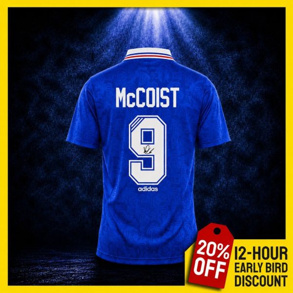 Ally McCoist Signed Rangers Shirt!