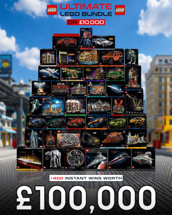 Ultimate LEGO Bundle (or £10,000) with £100,000 of Instant Wins