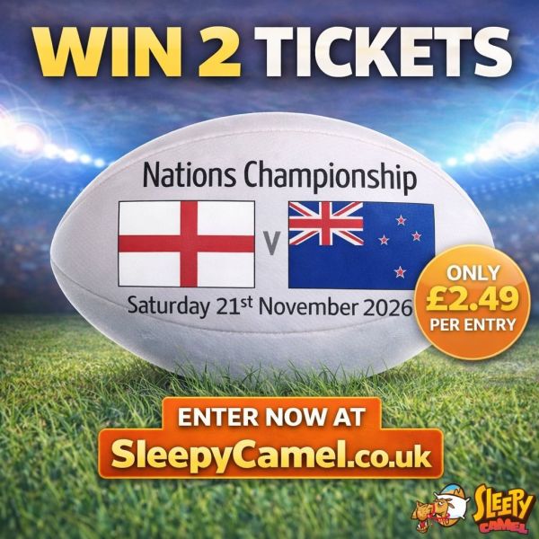 2 x England V NZ Nations Championship Rugby!