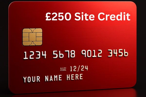 Win £250 Site Credit for just 1p!