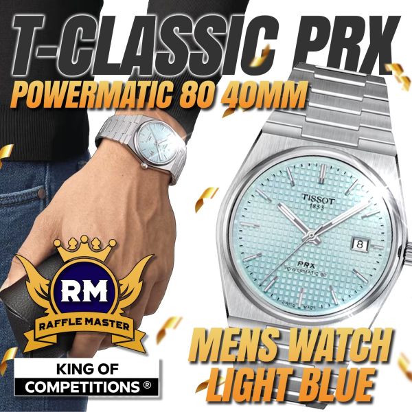 Tiffany Blue 40mm Blue Mens Watch 2024 Only 99 Tickets Live Draw 16-04-26