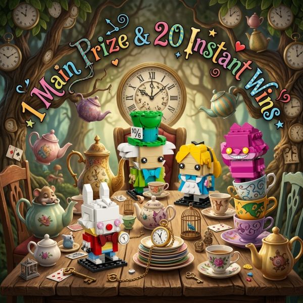 Lego Alice in Wonderland – 1 Main Prize & 20 Instant Wins