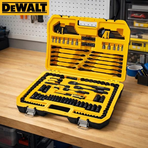 Dewalt 184-Piece Mechanics Drive Socket Set & Carry Case