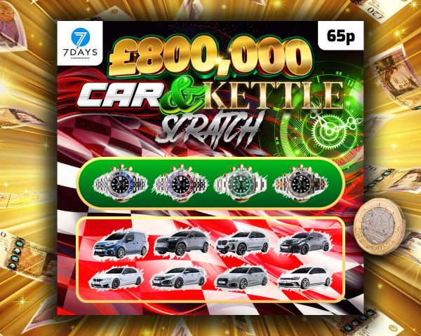 The £850k Car & Kettle Scratch #52!