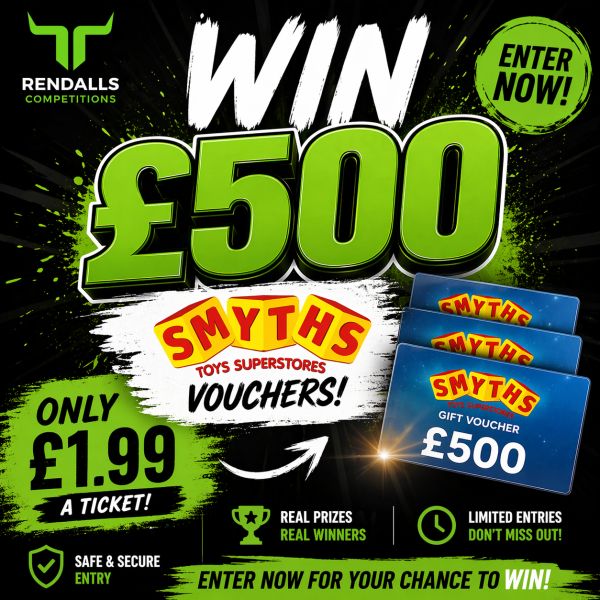 🎯 Win £500 Smyths Toys Superstores Vouchers!