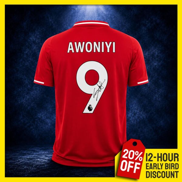 Taiwo Awoniyi Signed Forest Shirt!
