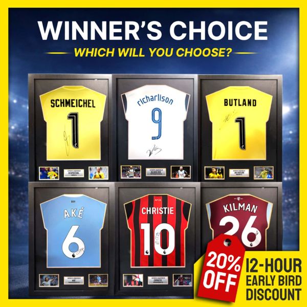 Winner's Choice Signed & Framed Shirt!