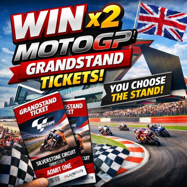 x2 MotoGP Grandstand Tickets – Choice of Stand
