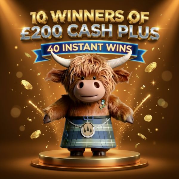 Splash The Cash 10 Winners of £200 Cash – Plus 40 Awesome INSTANT WINS!